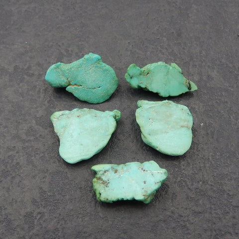 5 PCS Natural Turquoise Cabochon,23x16x8mm,18x8x6mm, 12.1g