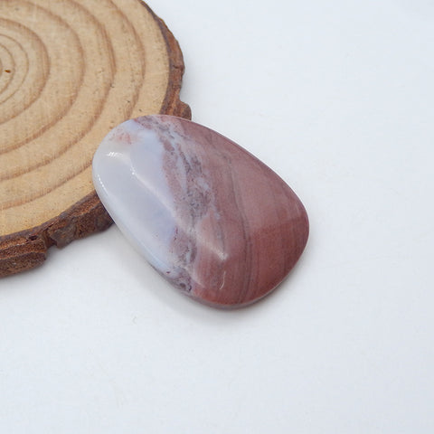 Natural Mookaite Jasper Cabochon 30x22x4mm, 5.3g