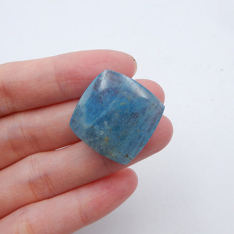 Natural Blue Aquamarine Cabochon 23x23x9mm. 9.3g