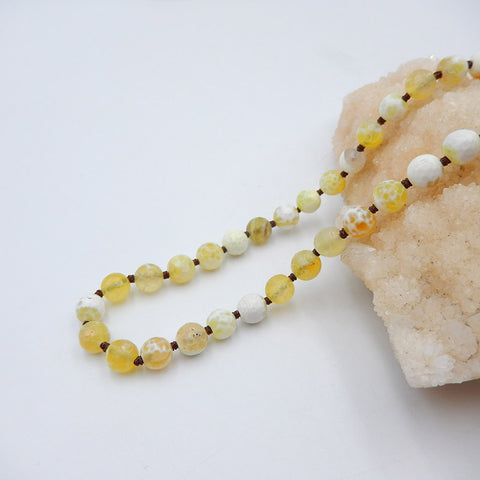 Colliers de pierres précieuses de perles à angle naturel, colliers de pierres précieuses d'opale jaune, collier de boucle en argent 925
