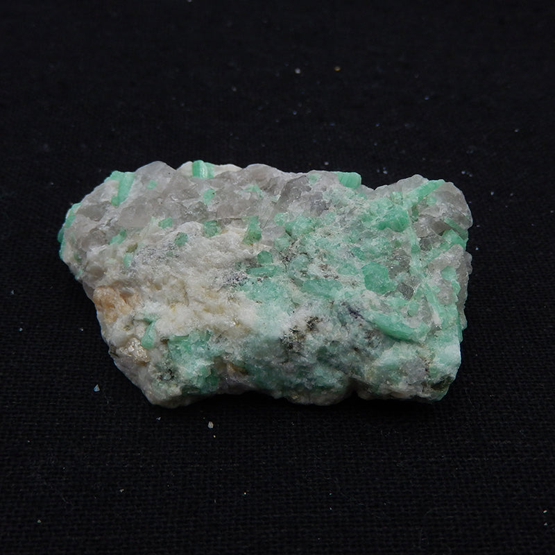 Natural Stone Emerald Green Raw Material, Gemstone Rough, 50X35X15mm, 47.4g