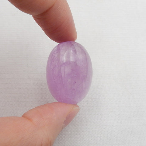 Cabochon ovale Kunziter naturel, 27 x 12 x 10 mm, 12,6 g