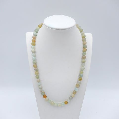 Collier de bijoux en hémimorphite naturelle, collier réglable.