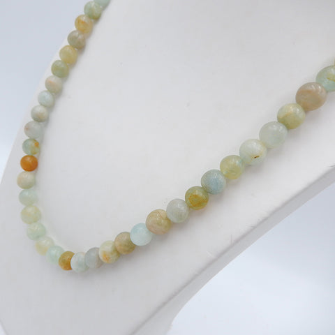 Collier de bijoux en hémimorphite naturelle, collier réglable.