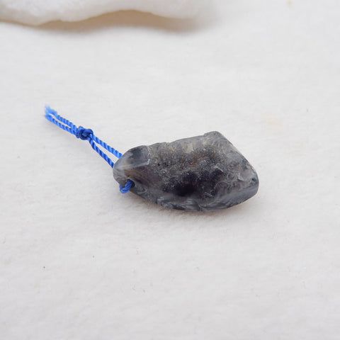 巴西玛瑙水晶天然宝石,27x18x9mm,5.5g