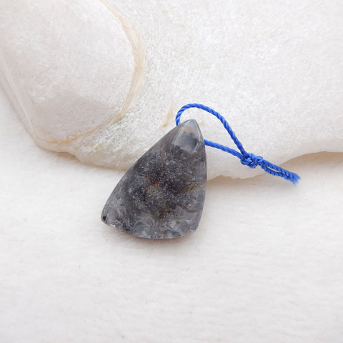 巴西玛瑙水晶天然宝石,27x18x9mm,5.5g