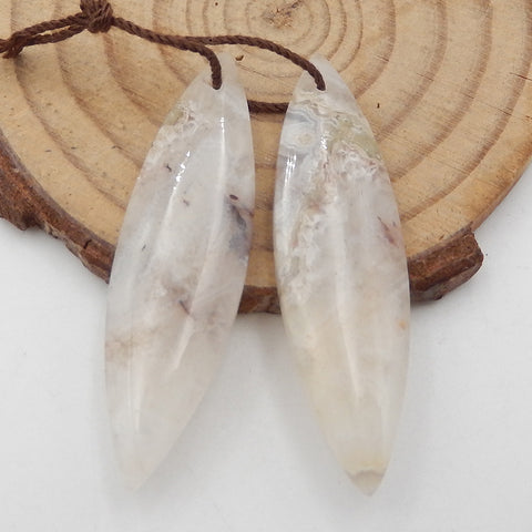 天然玛瑙凸圆形,Crazy Lace Rosetta Stone Gemstone 凸圆形,43x20x4mm,6.5g
