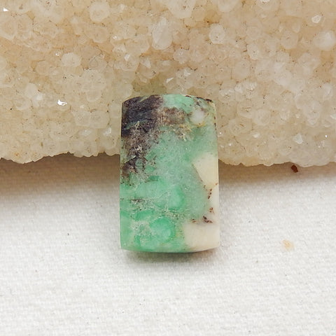 Natural Stone Emerald Green Raw Material, Gemstone Rough, 23x14x6mm, 4.1g - MyGemGarden