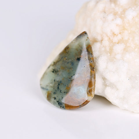 New, Blue Opal Gemstone Cabochon,41x37x5mm,7.5g - MyGemGarden