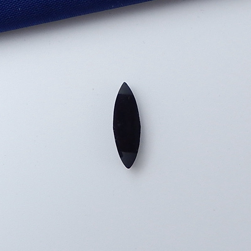 Natural Obsidian Gemstone Cabochon 20x6x4mm,0.8g - MyGemGarden