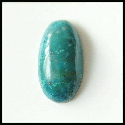 Natural Blue Opal Gemstone Cabochon, 25x13x8mm, 4.7g - MyGemGarden