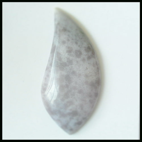 Natural Purple Agate Gemstone Cabochon 48x22x6mm,8.95g - MyGemGarden