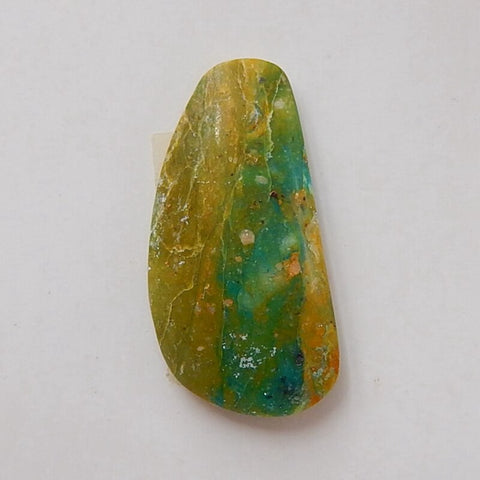 Natural Blue Opal Gemstone Cabochon, 23x11x4mm, 1.9g - MyGemGarden