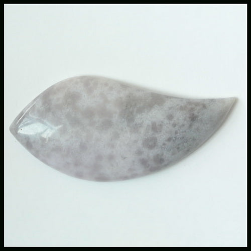 Natural Purple Agate Gemstone Cabochon 48x22x6mm,8.95g - MyGemGarden