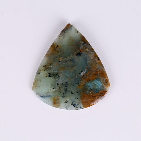 New, Blue Opal Gemstone Cabochon,41x37x5mm,7.5g - MyGemGarden