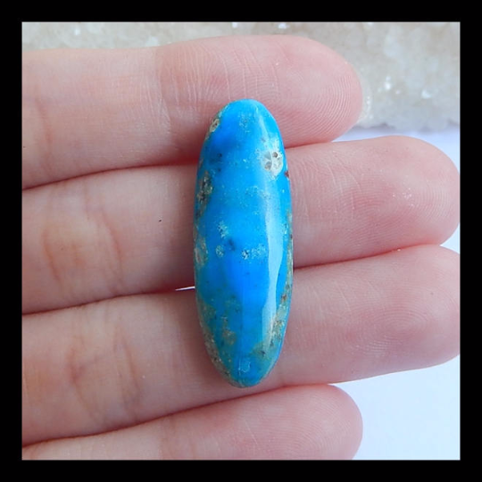 New, Blue Opal Gemstone Cabochon,Oval Cabochon,31x10x4mm,1.9g - MyGemGarden