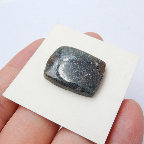 Natural Blue Kyanite Gemstone Cabochon, 22x17x5mm, 5.3g - MyGemGarden