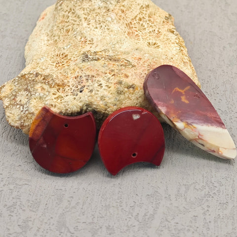 Natural Mookite Jasper Handmade Pendant-Perfectly Imperfect Series |Special Order - Gomggsale