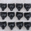 Hand-Carved Obsidian Bear Head Pendants | Guardian Pocket Stone