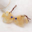 Intarsia of Amazonite And Malachite Carved Fish Earring Beads 29x24x5mm, 9.4g
