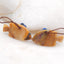 Intarsia Of Amazonite And Lapis Lazuli Earring Beads 32x17x4mm, 12x12x3mm 9.3g