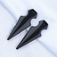 Earrings Beads Natural Obsidian Stone—Gemstone Marquise Jewelry Making Beads