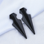 Earrings Beads Natural Obsidian Stone—Gemstone Marquise Jewelry Making Beads