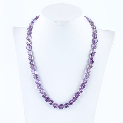Natural Amethyst Pendant Beads for Necklace 17 inches, 9*8*5mm, 27g