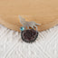 New Arrival! Natural Amethyst Crystal And Turquoise Gemstone With Sterling Silver 925 Pendant,48×35×10mm,17.7g