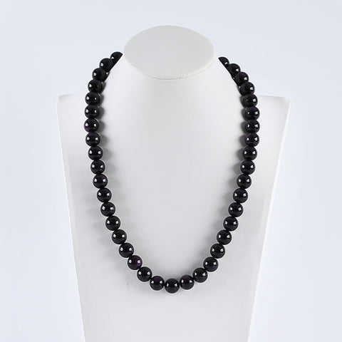 New Arrival! 1 Strand 18 Inch Natural Sugilite Round Loose Beads Gemstone Necklace,Popular Handmade Necklace for Gift, 11mm,92g