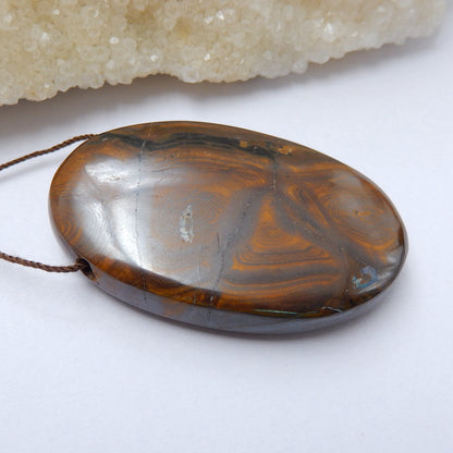 Natural Boulder Opal oval Pendant Bead
