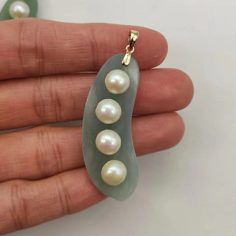 Custom Orders, 1PC Jade Pea Pod + 2PCS Bears