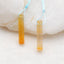 Natural Red Agate Earring Beads 24x4mm, 1.9g