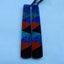 Intarsia Of African Sodalite, Apatite, Lapis Lazuli, Red River And Obsidian Earring Beads 49x10x4mm, 8.3g