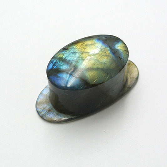 16mm Labradorite Labret Gemstone Body Jewelry