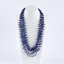 New Arrival! Natural Lapis Lazuli Necklace, Lapis Lazuli Bead Strands Handmade Gemstones,7 Strand, 22 Inch,5×4×1mm,15×7×3mm,85g
