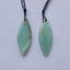 Natural Amazonite Earring Beads 34x11x4mm, 4.5g