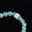Natural Green Strawberry Quartz And White Quartz Gemstone Bracelet Gift, 17cm, 16x12x7mm, 8mm, 19.2g