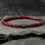 Gomggsale Bohemian Natural Gemstone Bracelet - Contrast Color Half Cylinder Bracelet