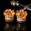 Raw Citrine Cluster Double Flared Plugs - Handcrafted Stone Gauge Pair