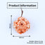 BITEFU Pink Conch Shell (Made Of Powder Of Shell, Color Is Enhanced ) Flower Big Size Pendant Bead , 21.5g