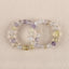 BITEFU Handmade Natural Amethyst And White Quartz, Citrine ,Colorful Gemstone Bracelet, Unique Gemstone Jewelry , 25.5g
