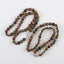 Natural Gemstone Multi-Color Picasso Jasper Round Beads Necklace,Loose Beads Necklace, 8x5mm,16 Inch, 24g