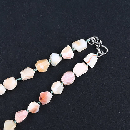 Natural Mexico Opal Pendant Beads for Necklace 16 inches length, 17g