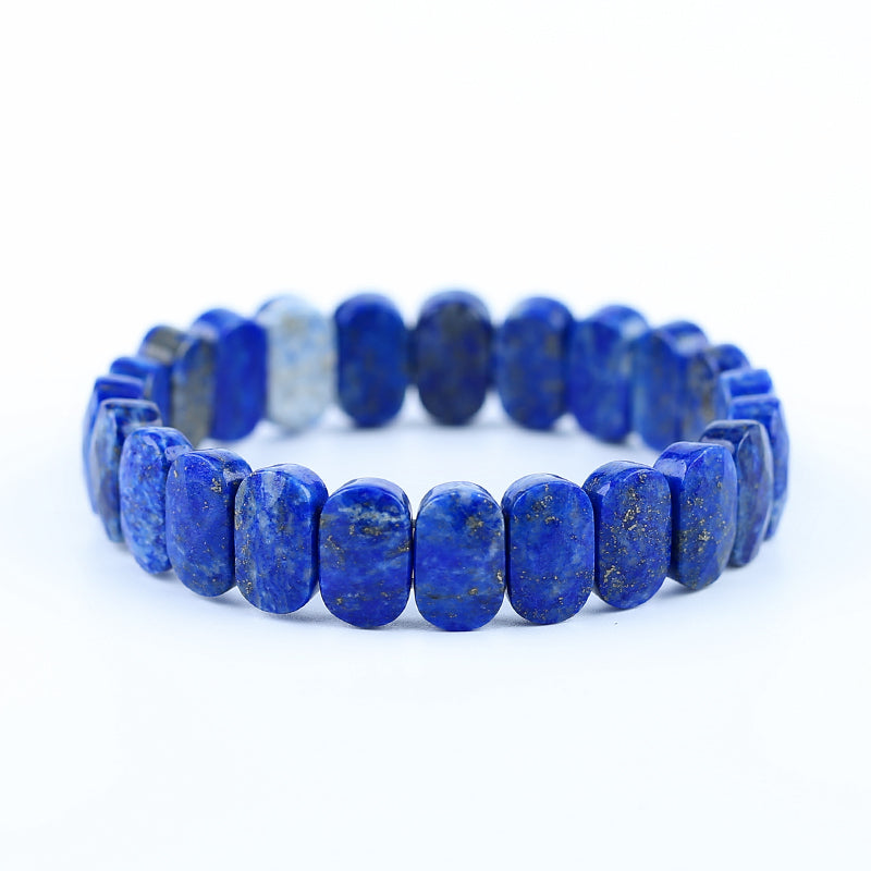 INNERVIBER Natural Lapis Lazuli Buddha Beads Wisdom Bracelet