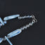 Natural Blue Kyanite and Labradorite Pendant Beads for Necklace 6mm, 40*9*6mm, 60g, 20 inches