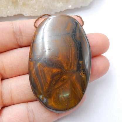 Natural Boulder Opal oval Pendant Bead
