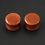 Red Sand Sun Sitara Plugs , Double Flat Ear Plugs , Hand-Polished Sparkling Copper Saddle Gauges (Sold as Pair)
