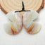 Natural Amazonite Earring Beads 30X23X4mm, 10.2g