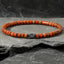 Gomggsale Bohemian Natural Gemstone Bracelet - Contrast Color Half Cylinder Bracelet